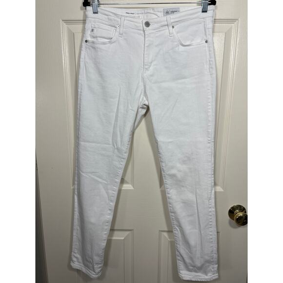 AG Adriano Goldschmied The Prima Cigarette Leg Jean in White size 30 / 10 - Picture 1 of 6